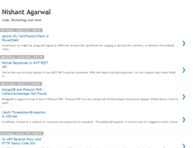 Tablet Screenshot of agarwalnishant.com